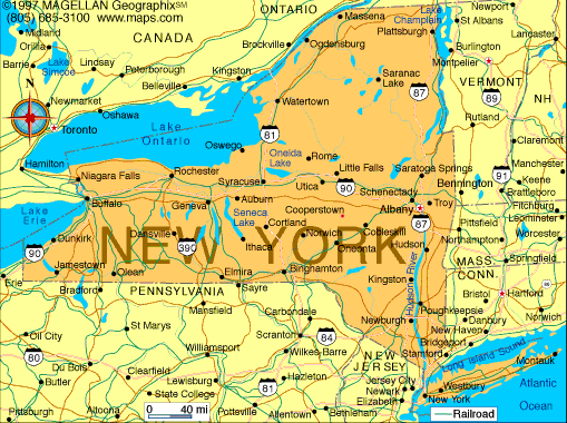 acentos ingles americano mapa new york