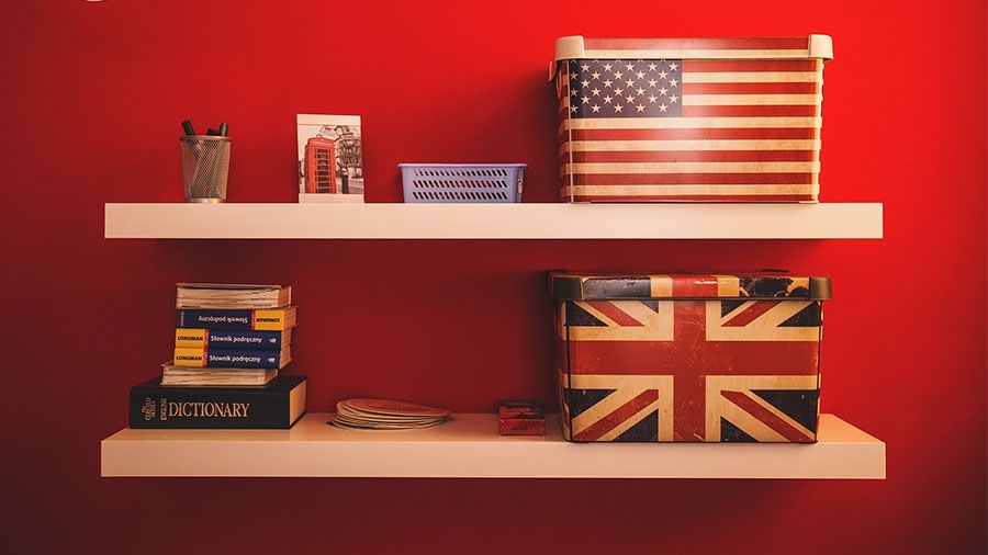Diferencias entre inglés americano y británico